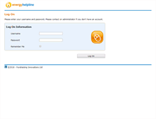 Tablet Screenshot of cc.energyhelpline.com